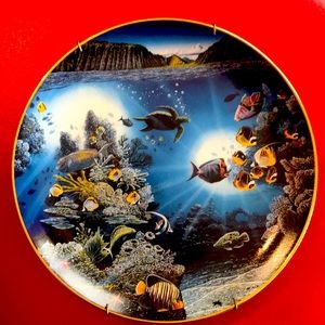 Danbury Mint Underwater Paradise collector’s plate